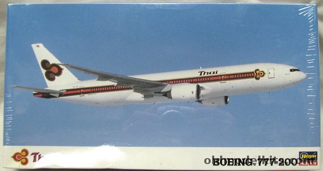 Hasegawa 1/200 Boeing 777-200 Thai, LT115 plastic model kit